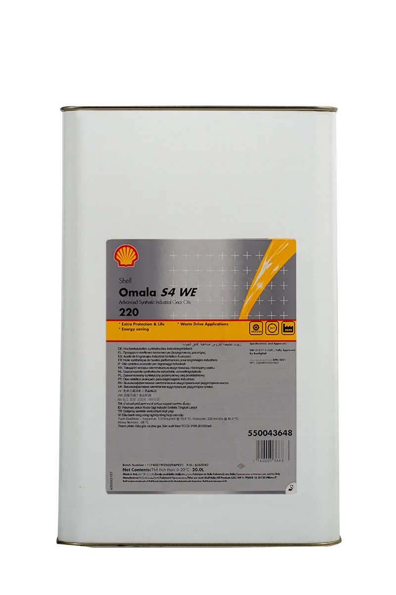 SHELL OMALA S4 WE 220 20L SHELL OMALA S4 WE 220 20L