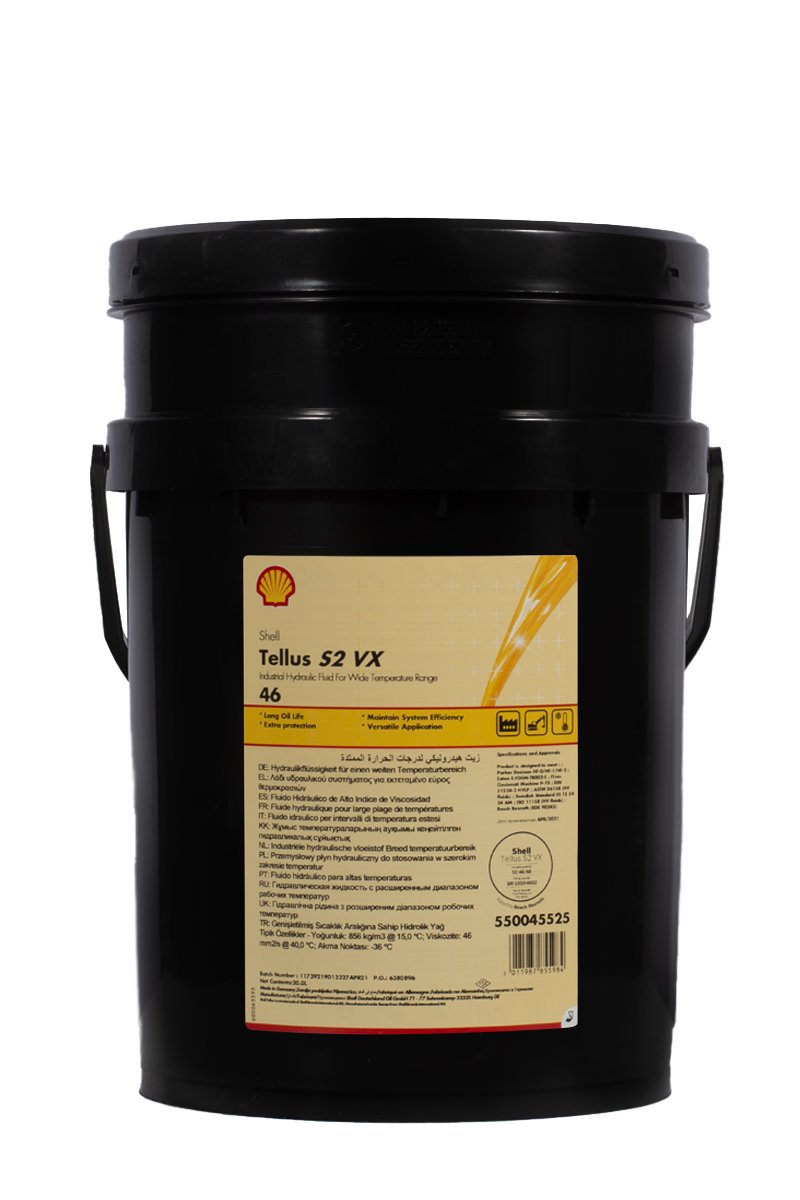 SHELL TELLUS S2 VX 46 20L SHELL TELLUS S2 VX 46 20L